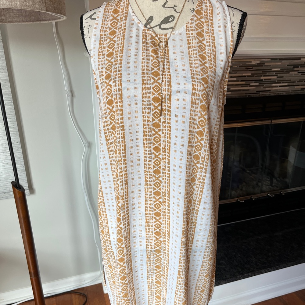 Anthropologie Sophie Rue Aztec Print Shift Dress